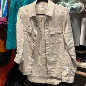 Level 99 Linen Blend Shacket
